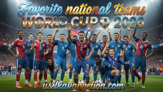 Favorite national teams World Cup 2026