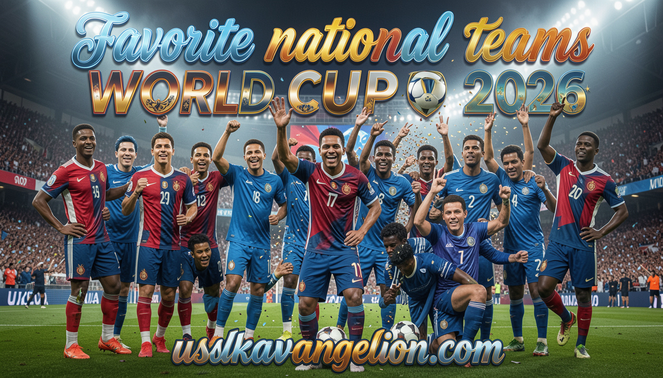 Favorite national teams World Cup 2026