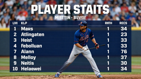 Mets vs Atlanta Braves Match Player Stats